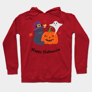 Happy Halloween! Happy Fall Season Autumn Vibes Halloween Thanksgiving and Fall Color Lovers Hoodie